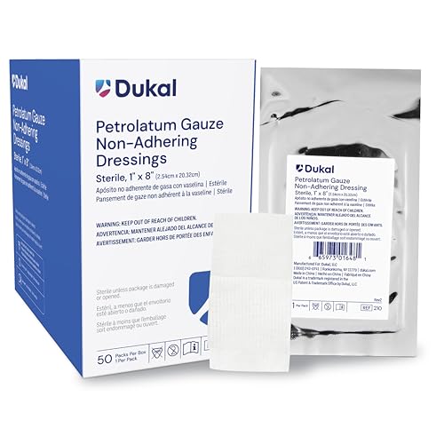 Dukal Petrolatum Gauze 1" x 8", 50/bx