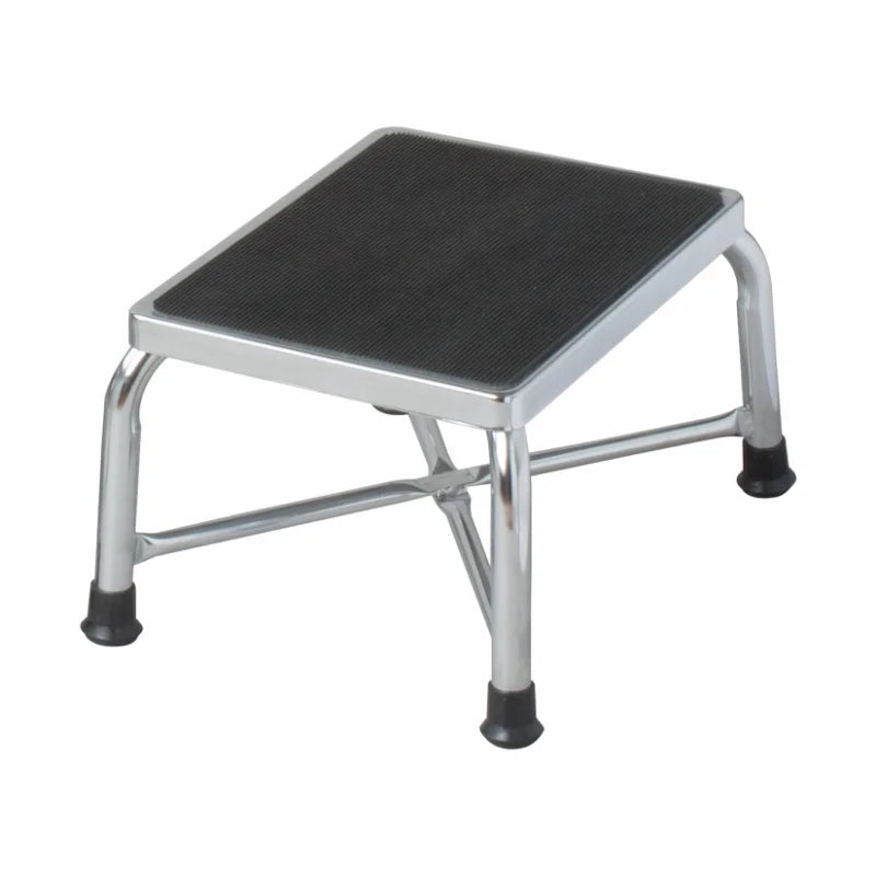 Tech-Med Bariatric Foot Stool, Chrome, 1/ea