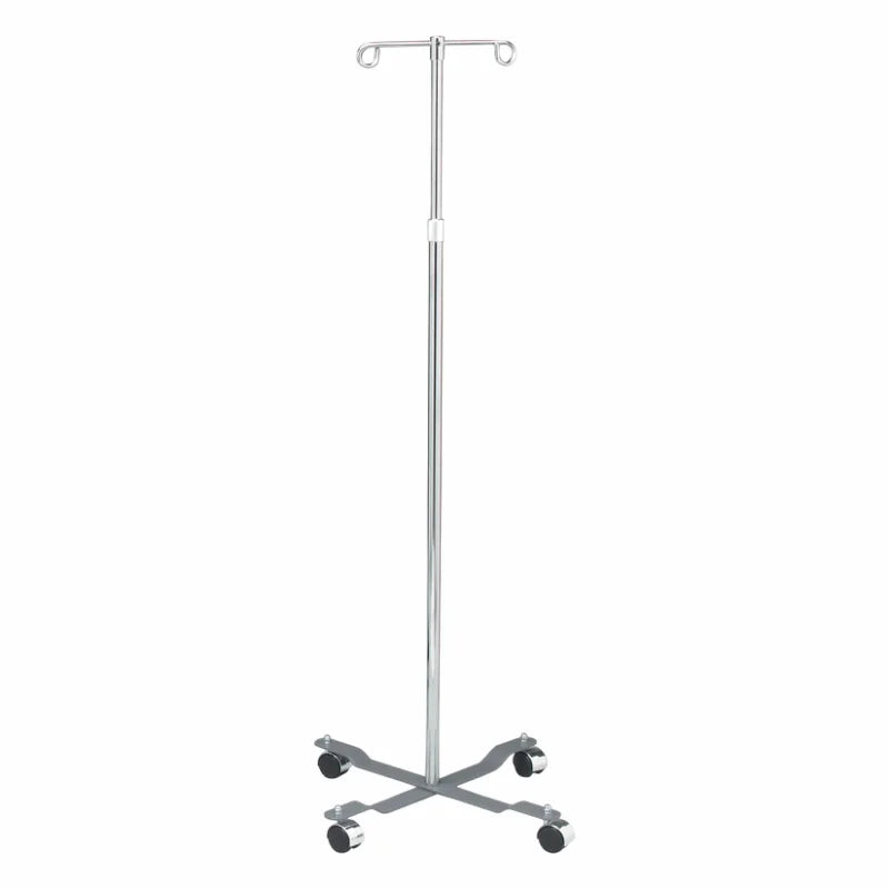 Tech-Med IV Stand, 2 Hook, 4 leg base, 1/ea