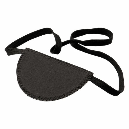 Tech-Med Flat Non Latex Eye Patch, Black, 12/bg