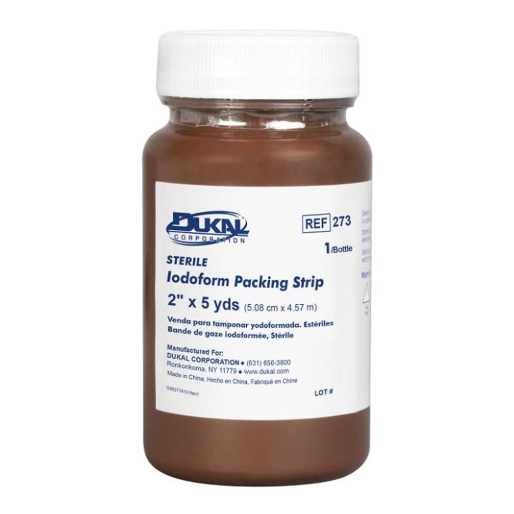 Dukal Iodoform Packing Strip 2" x 5 yd, 12 btl/bx