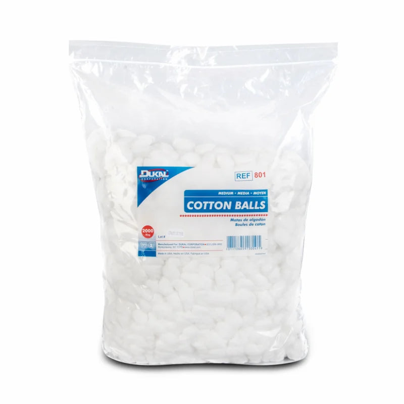 Dukal Cotton Balls Medium, 2000/bg 2bg/cs