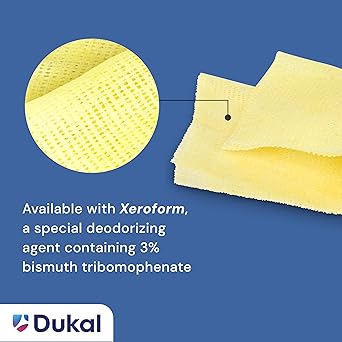 Dukal Xeroform Petrolatum Gauze 2" x 2", Sterile, 25/bx