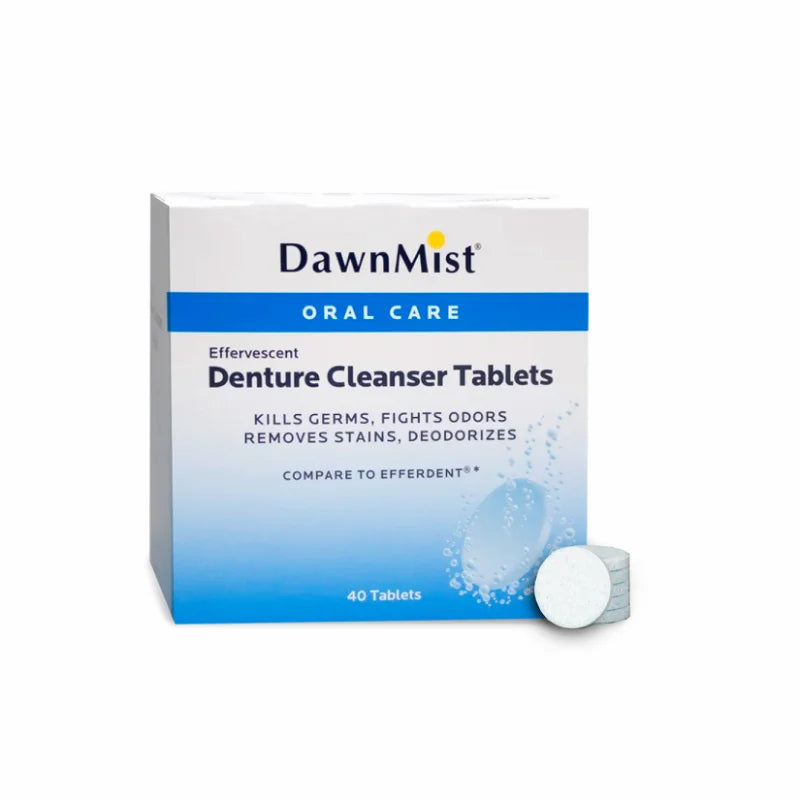 Dukal Denture Tablets, 40/bx  24 bx/cs