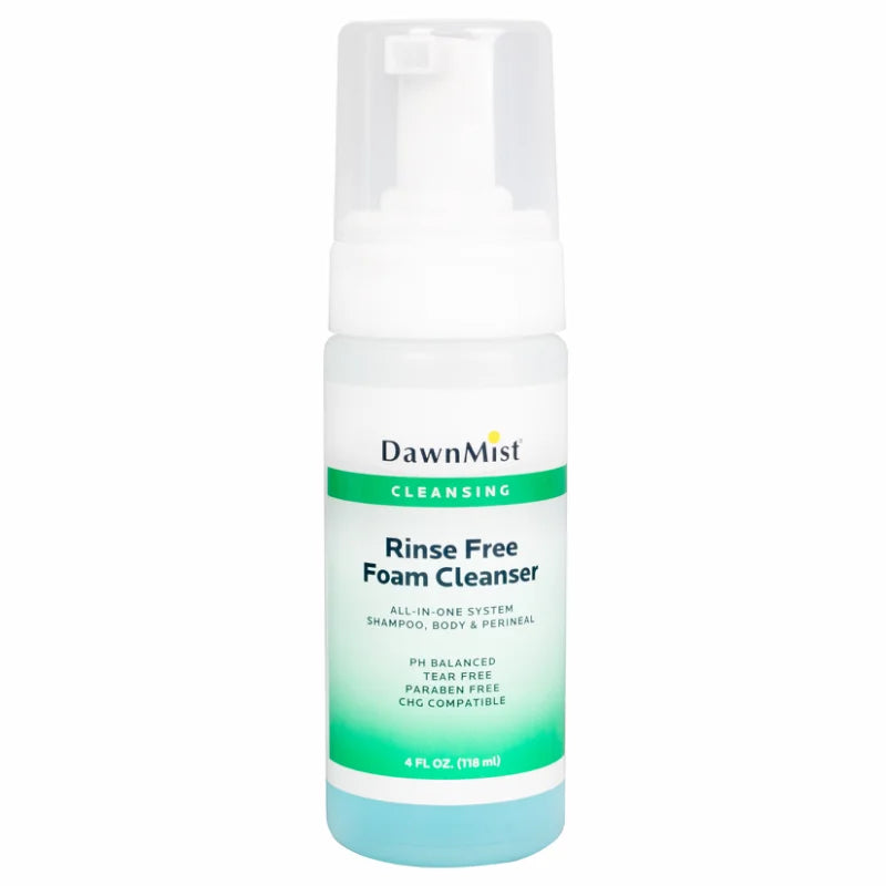 DawnMist Rinse Free Foam Cleanser, 4 oz, 24/cs