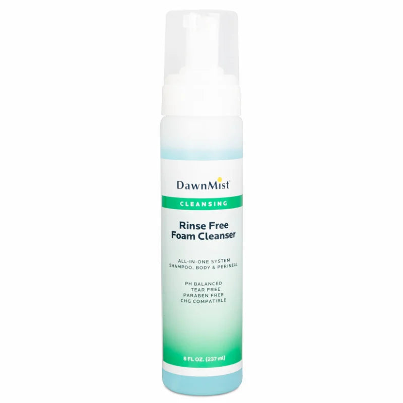 DawnMist Rinse Free Foam Cleanser, 8 oz, 12/cs
