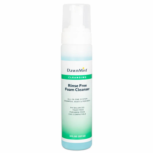 DawnMist Rinse Free Foam Cleanser, 8 oz, 12/cs