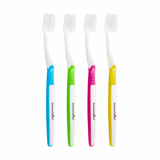DawnMist Premium Adult Toothbrush, Extra Soft Bristles, 144/bx, 10 bx/cs