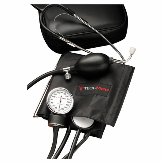 TechMed Home Blood Pressure Kit, Black, 1/ea