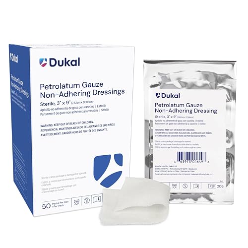 Dukal Petrolatum Gauze 3" x 9", 50/bx