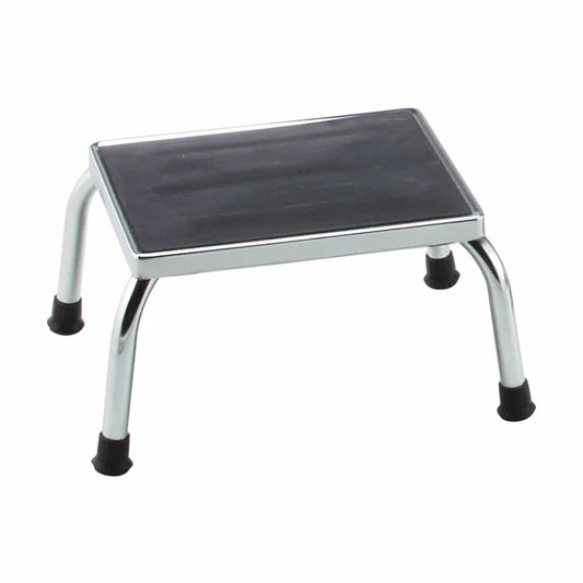 Tech-Med Foot Stool, Chrome, 1/ea