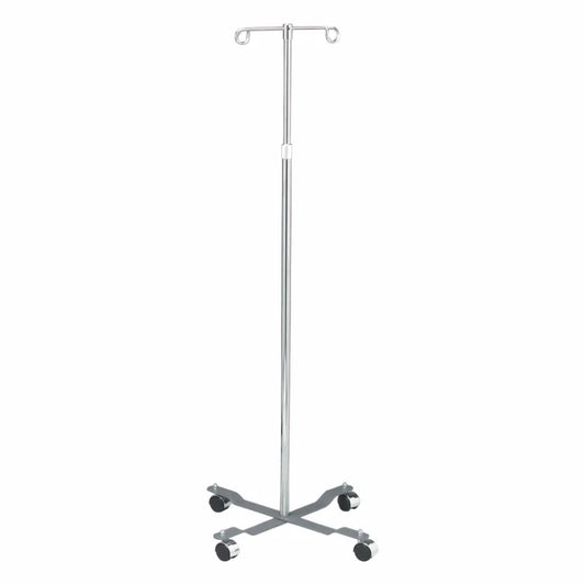 Tech-Med IV Stand, 2 Hook, 4 leg base, 1/ea
