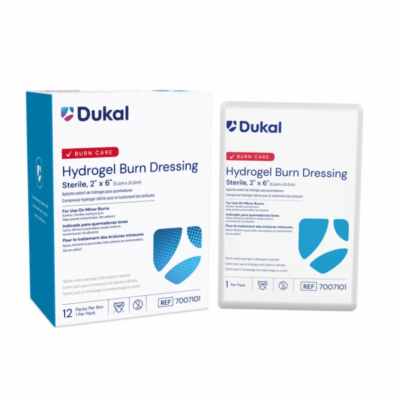 Dukal Burn Dressing 2" x 6", Sterile, 1/pk, 12pk/bx, 16bx/cs