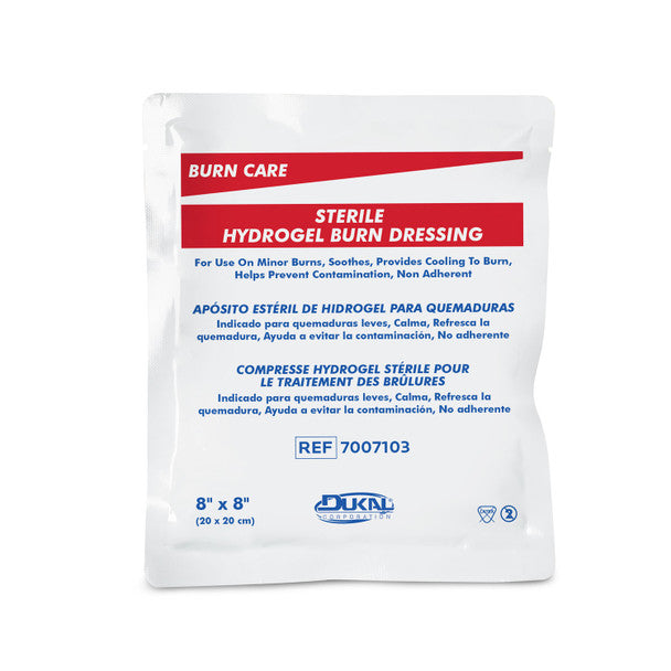 Dukal Burn Dressing 8" x 8", Sterile, 1/pk 50pk/cs
