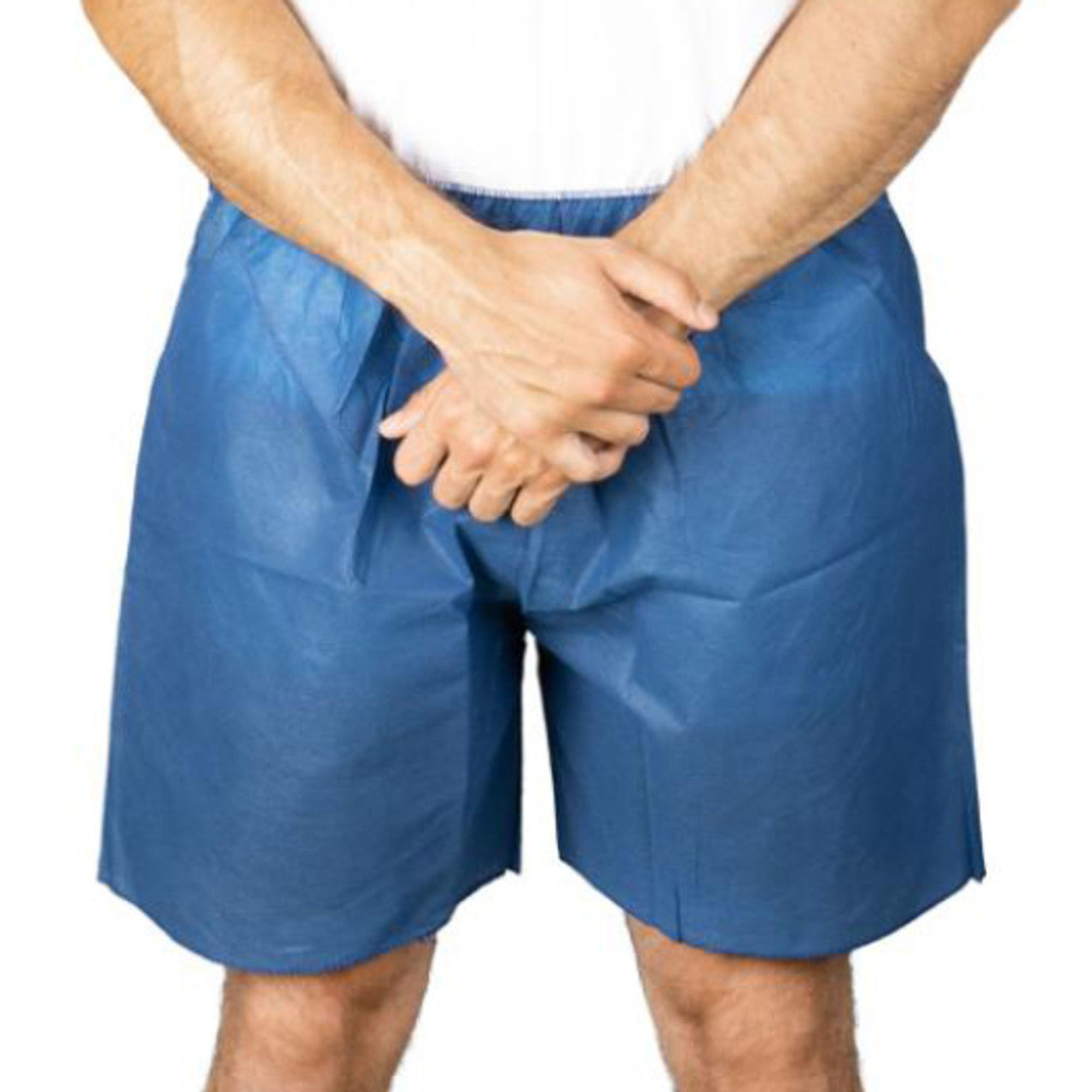 Dukal Patient Exam Shorts Unisize, Non-Sterile, Dark Blue, 10/bg 5bg/cs