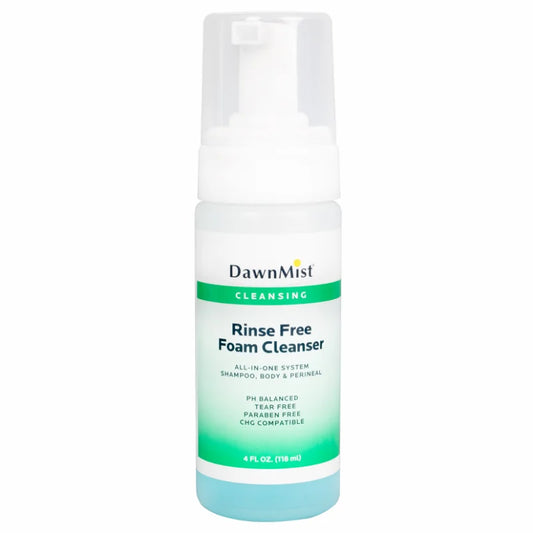 DawnMist Rinse Free Foam Cleanser, 4 oz, 24/cs